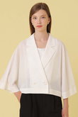 ファインメッシュハーフスリーブ ジャケット〈セットアップ対応商品〉 アナイ/ANAYI