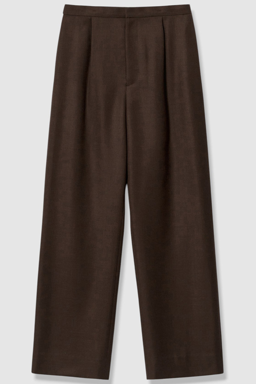アナイ/ANAYIの【予約販売】ウールオックスストレートパンツ〈セットアップ対応商品〉(ブラウン/10262112150-94-380)