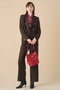 【予約販売】ウールオックスストレートパンツ〈セットアップ対応商品〉 アナイ/ANAYI