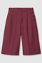 【予約販売】ポリツイルハーフパンツ アナイ/ANAYI ボルドー