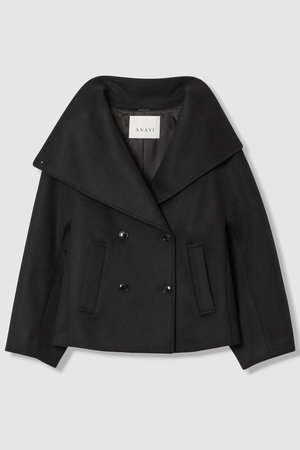 アナイ/ANAYIの【予約販売】カシミヤ混ビッグカラーショートコート(110900/110902)
