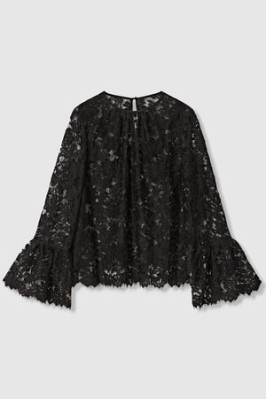 アナイ/ANAYIの【予約販売】フラワーリバーレースベル袖 ブラウス(110400/110403)