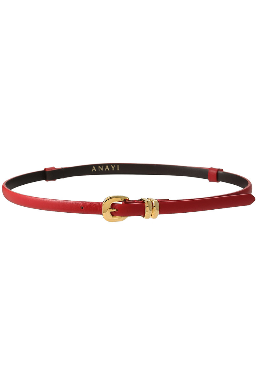 ANAYI アナイ ダブルサルカンホソハバBELT レッド