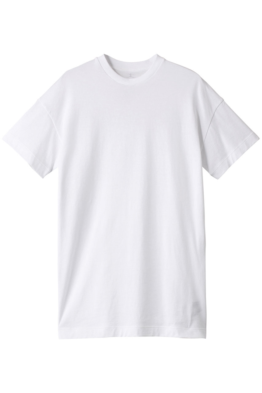 サードマガジン/THIRD MAGAZINEの【ELLE SHOP x THIRD MAGAZINE×DANSKIN】ロゴプリントTシャツ(ホワイト/DATM722300)