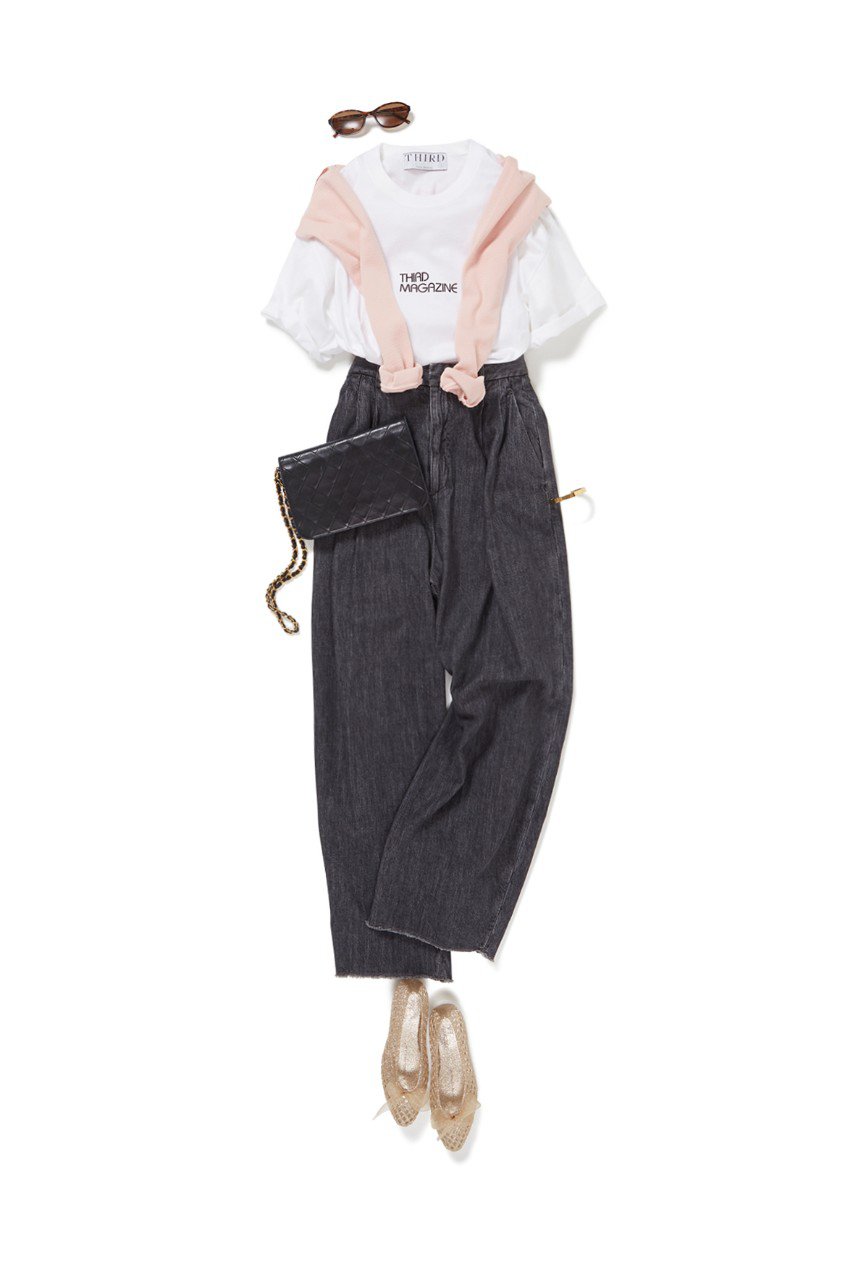 THIRD MAGAZINE(サードマガジン)｜【ELLE SHOP限定】プリントロゴT
