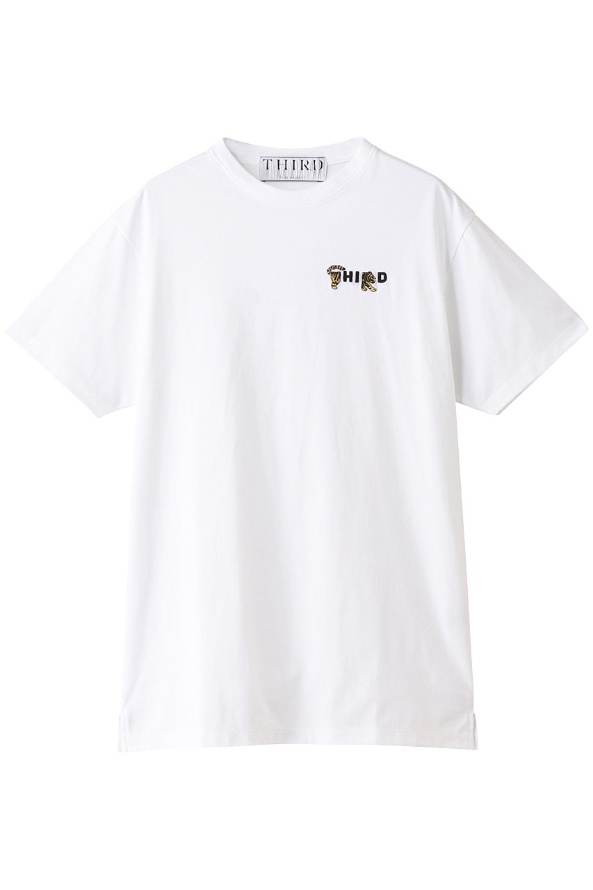 Third Magazine Third Tigerロゴ刺繍tシャツ ホワイト の通販 Elleshop エル ショップ