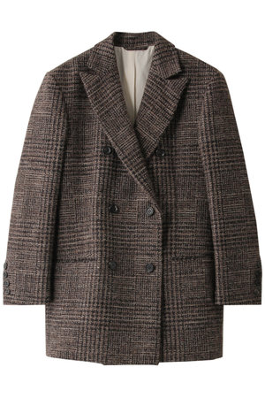 チェックダブルジャケット