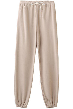 製品染裏毛ロゴ刺繍スウェットパンツ