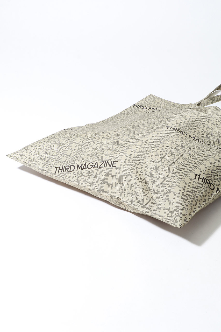 THIRD MAGAZINE(サードマガジン)｜モノグラムプリントトートバッグ