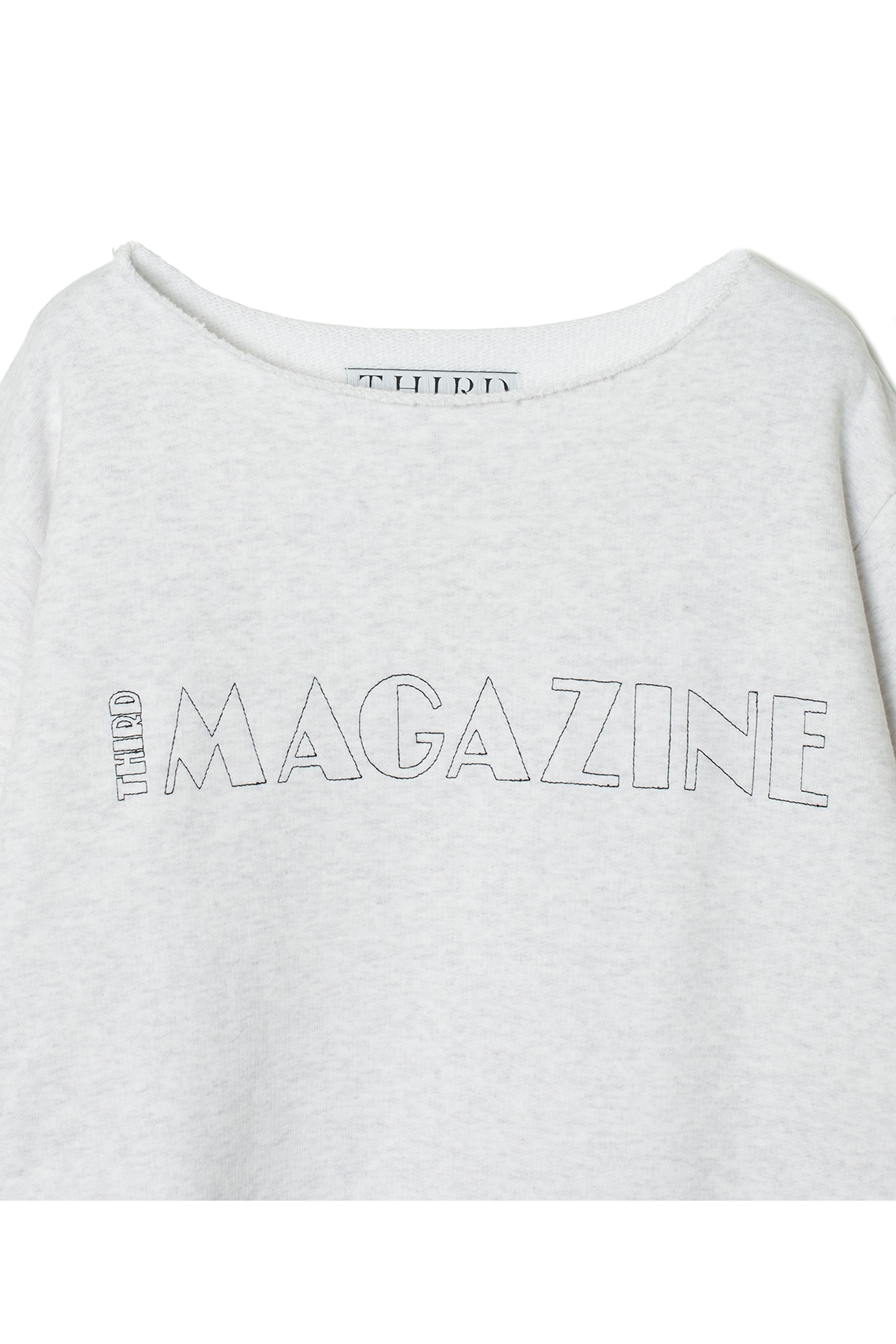 THIRD MAGAZINE　ロゴ刺繍裏毛スウェットご変更宜しくお願いいたします