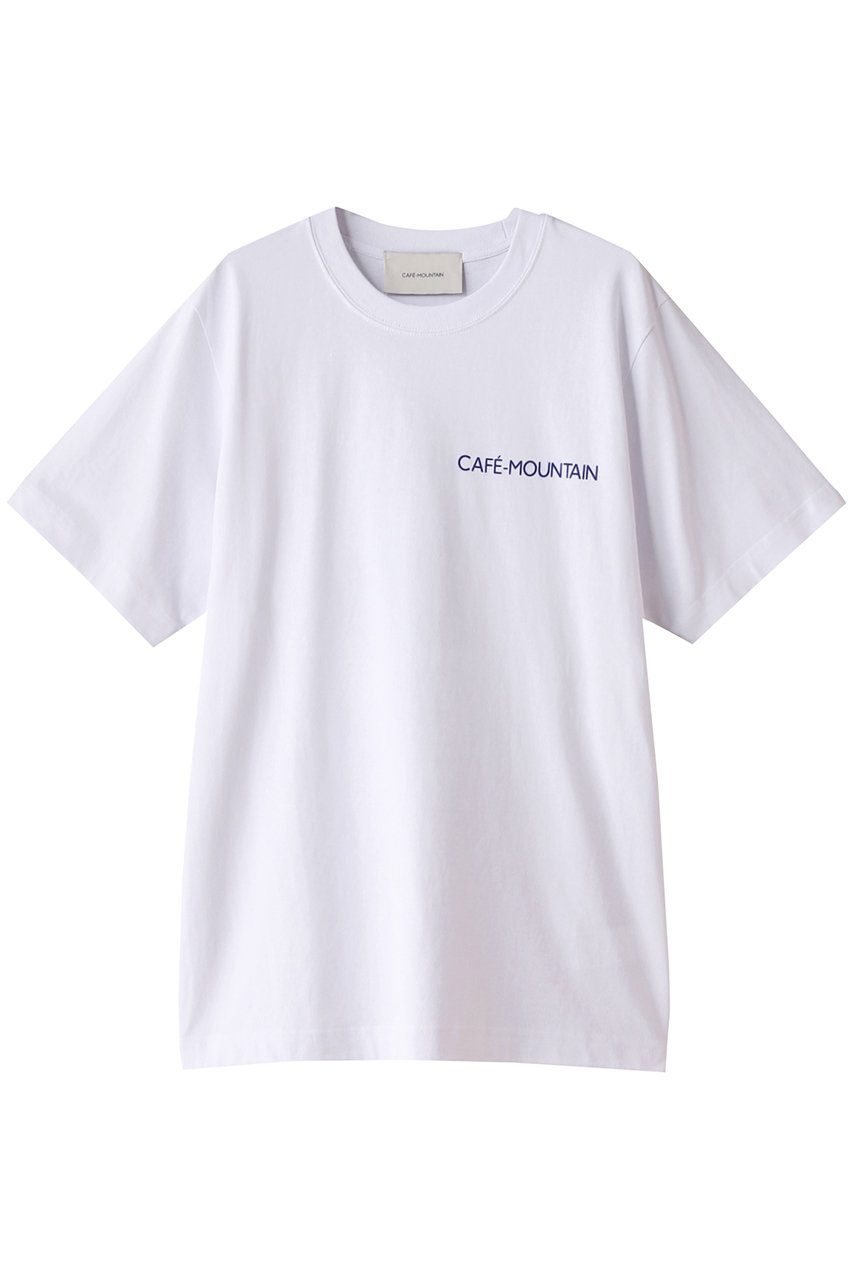 THIRD Magazine 【CAFE MOUNTAIN】クラブハウスTシャツ (ブラック, F) サードマガジン | ELLE Shop