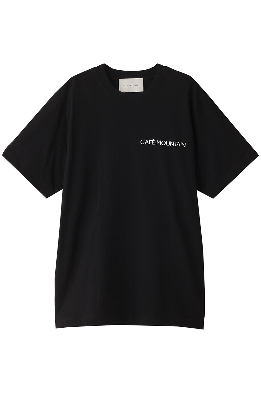 サードマガジン/THIRD MAGAZINEの【CAFE MOUNTAIN】クラブハウスTシャツ(ブラック/A0842UTS408)