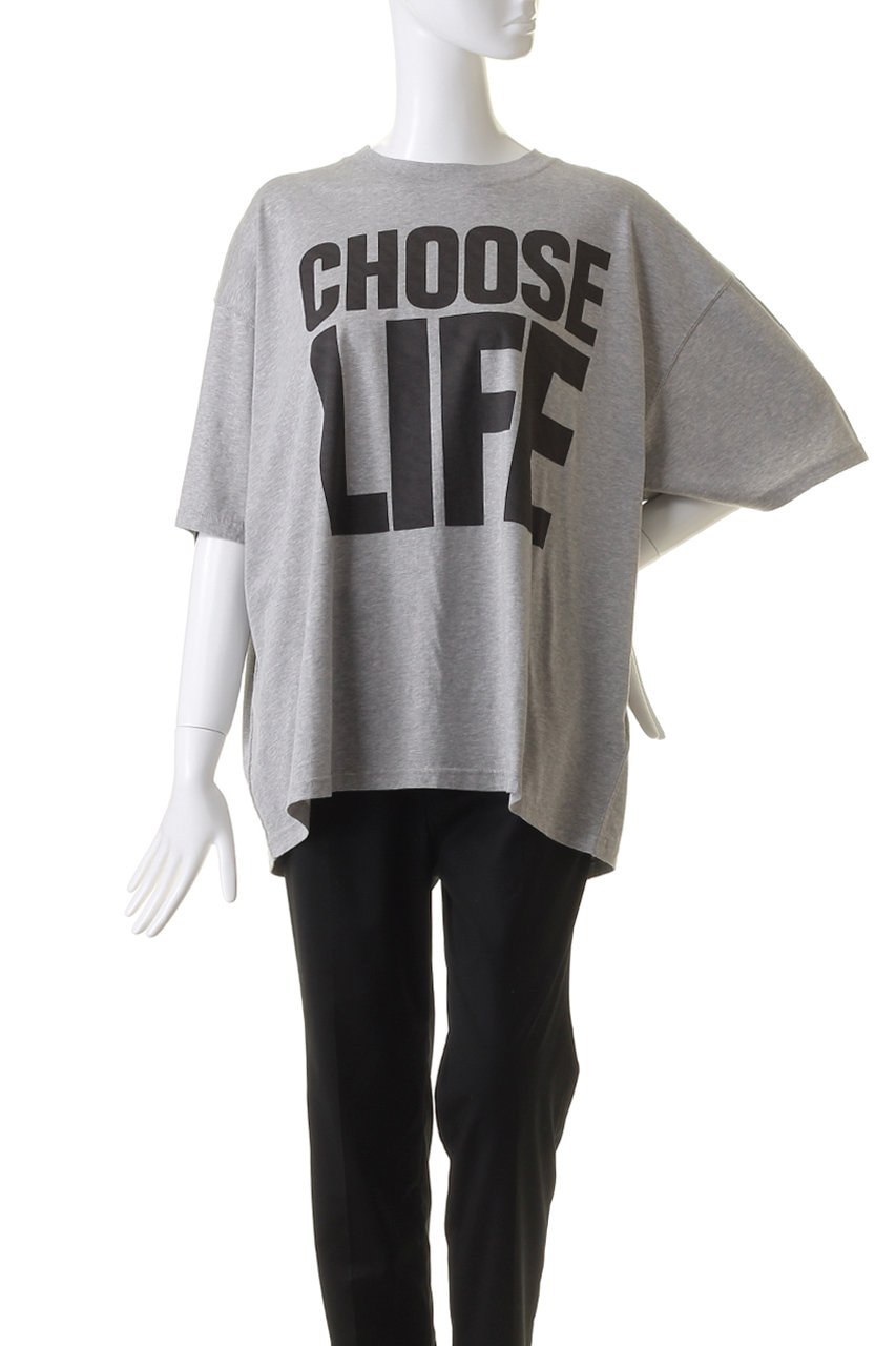 THIRD MAGAZINE(サードマガジン)｜【別注】KATHARINE HAMNETT×TM×mikomori CHOOSE LIFE  SLOGAN Tシャツ/ホワイト の通販｜ELLESHOP・(エル・ショップ)