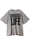 【別注】KATHARINE HAMNETT×TM×mikomori CHOOSE LIFE SLOGAN Tシャツ サードマガジン/THIRD MAGAZINE 杢グレー