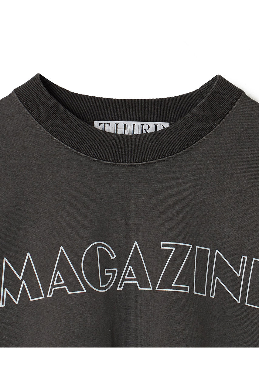 THIRD MAGAZINE(サードマガジン)｜ピグメントロゴTシャツ 