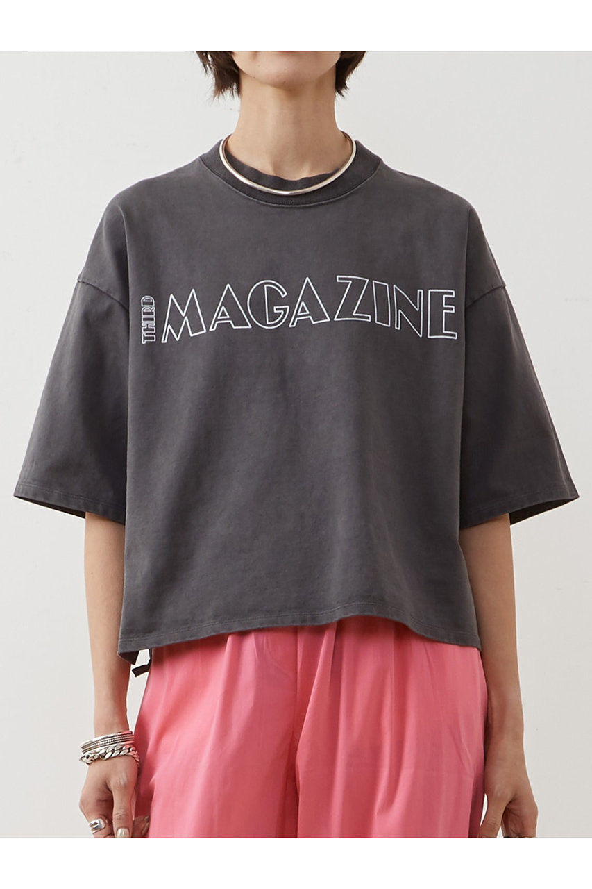 THIRD MAGAZINE(サードマガジン)｜ピグメントロゴTシャツ ...