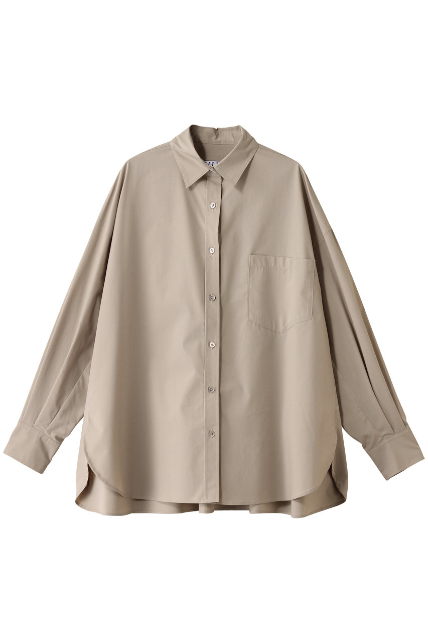 THIRD MAGAZINE 撥水オーバーサイズシャツ (ベージュ, F) サードマガジン ELLE SHOP THIRD MAGAZINE 撥水オーバーサイズシャツ (ベージュ, F) サードマガジン ELLE SHOP