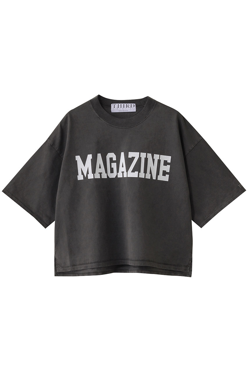 日本全国送料無料商品 特集 楽天ポイント還元】THIRD MAGAZINE ピグメントMAGAZINEロゴT Tシャツ(半袖/袖なし)
