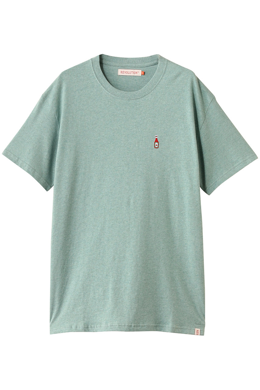 THIRD MAGAZINE 【REVOLUTION】KETCHUP Tシャツ (グリーン, 3) サードマガジン ELLE SHOP THIRD MAGAZINE 【REVOLUTION】KETCHUP Tシャツ (グリーン, 3) サードマガジン ELLE SHOP