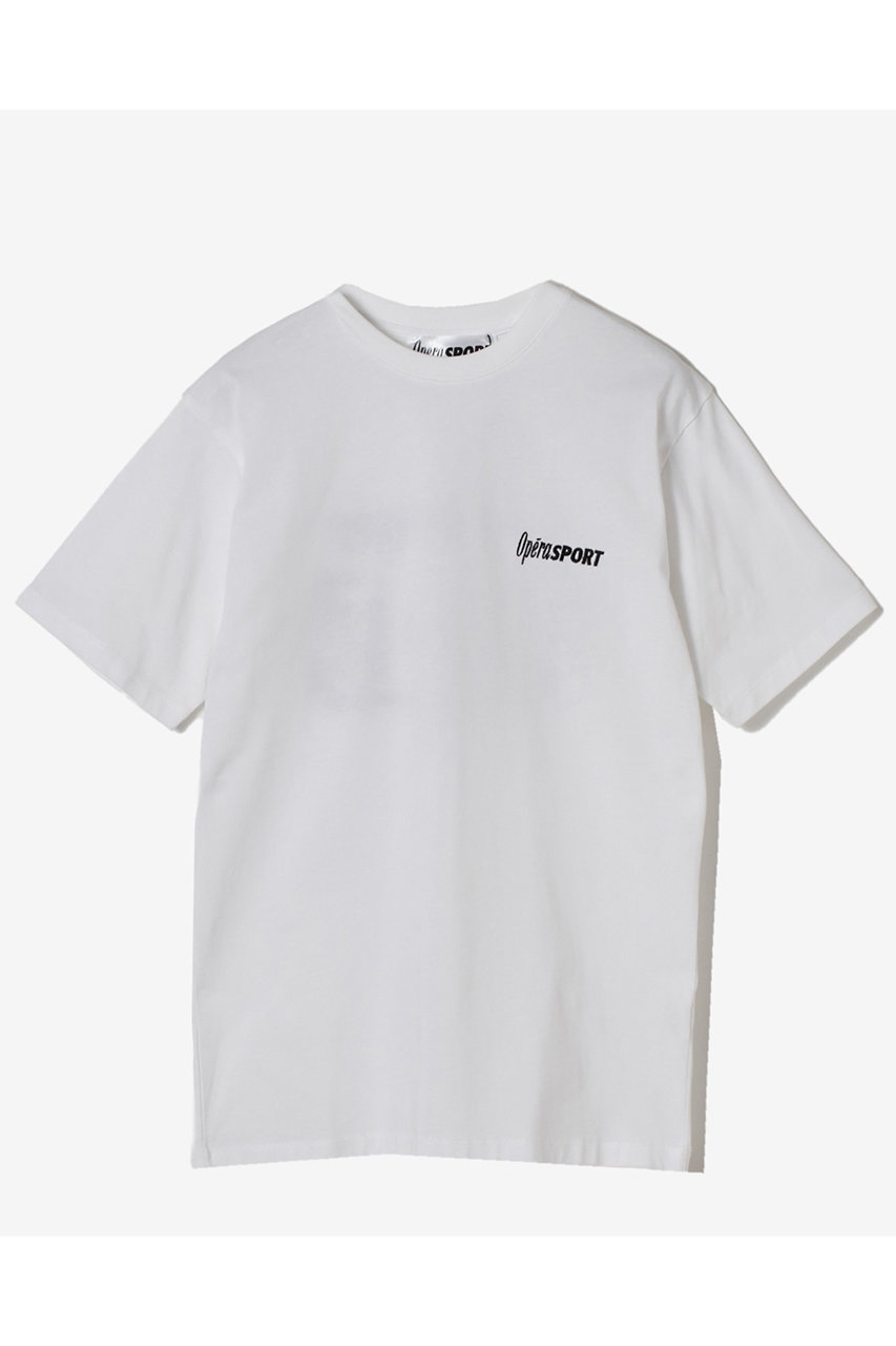 THIRD MAGAZINE 【OperaSPORT】ロゴエンブロイダリーTシャツ (ブラック×ホワイト, 9(S)) サードマガジン ELLE SHOP THIRD MAGAZINE 【OperaSPORT】ロゴエンブロイダリーTシャツ (ブラック×ホワイト, 9(S)) サードマガジン ELLE SHOP