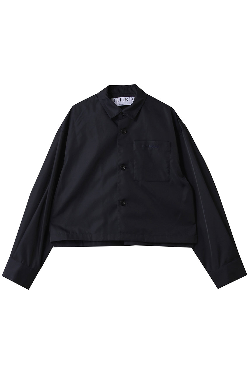 THIRD MAGAZINE クロップドブルゾン (ネイビー, F) サードマガジン ELLE SHOP THIRD MAGAZINE クロップドブルゾン (ネイビー, F) サードマガジン ELLE SHOP