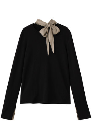 サードマガジン/THIRD MAGAZINEのタイ付きリブトップ(110100/110103)