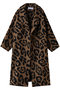 レオパードガウンコート サードマガジン/THIRD MAGAZINE レオパード