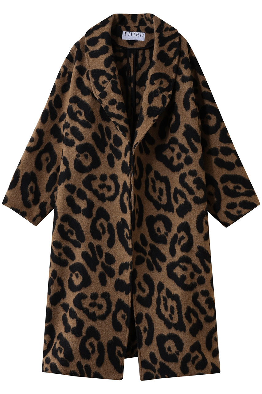 サードマガジン/THIRD MAGAZINEのレオパードガウンコート(レオパード/A0853FC 501)