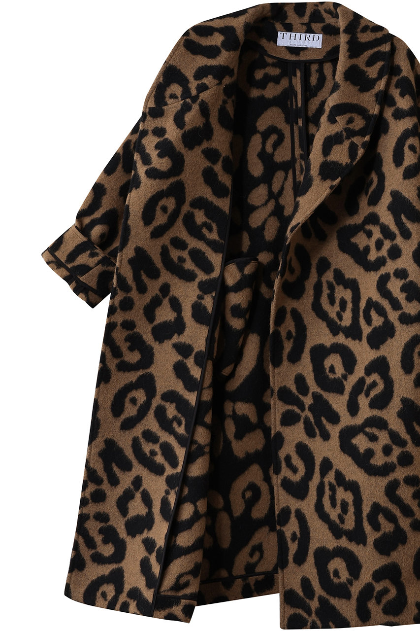 THIRD MAGAZINE(サードマガジン)｜レオパードガウンコート/レオパード