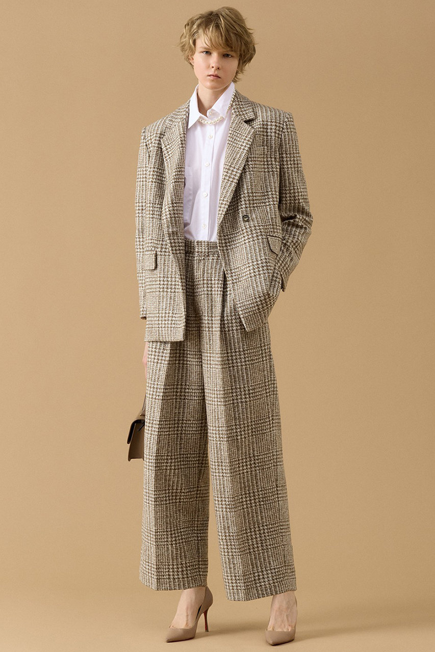 THIRD MAGAZINE グレンチェックジャケット (チェック, F) サードマガジン ELLE SHOP THIRD MAGAZINE グレンチェックジャケット (チェック, F) サードマガジン ELLE SHOP