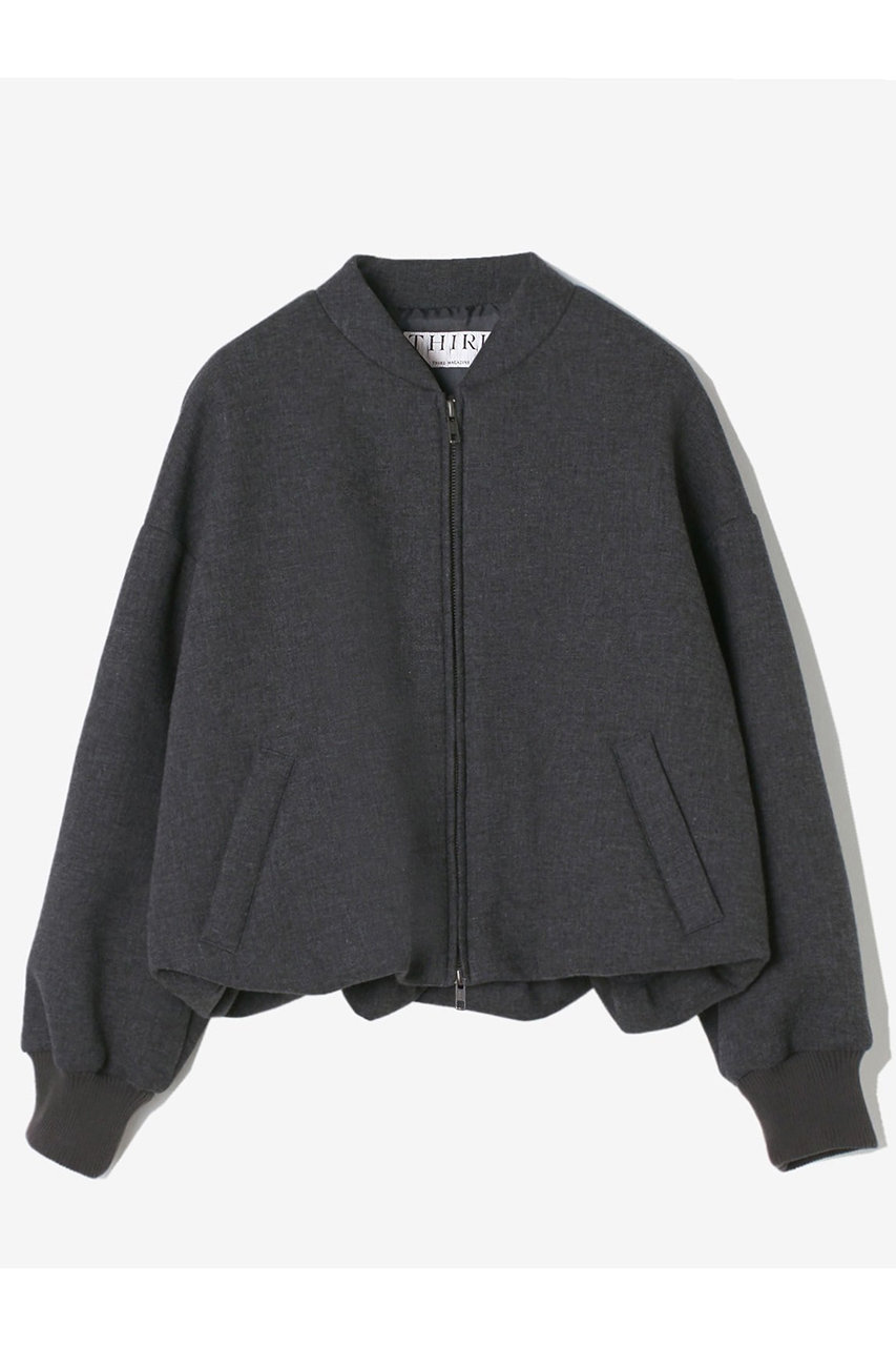 THIRD MAGAZINE(サードマガジン)｜Wフェイスウールボクシーブルゾン