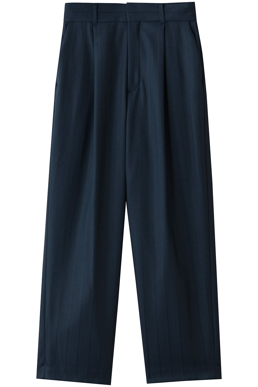 THIRD MAGAZINE テーパードパンツ (ネイビー, 2(S)) サードマガジン ELLE SHOP