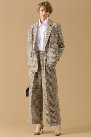 サードマガジン/THIRD MAGAZINEの【予約販売】グレンチェックパンツ(110600/110601)