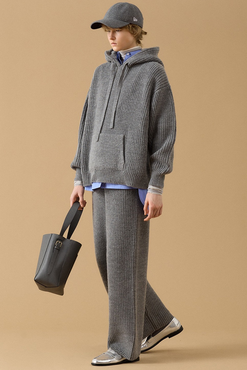 THIRD MAGAZINE ニットパンツ (グレー, F) サードマガジン ELLE SHOP THIRD MAGAZINE ニットパンツ (グレー, F) サードマガジン ELLE SHOP