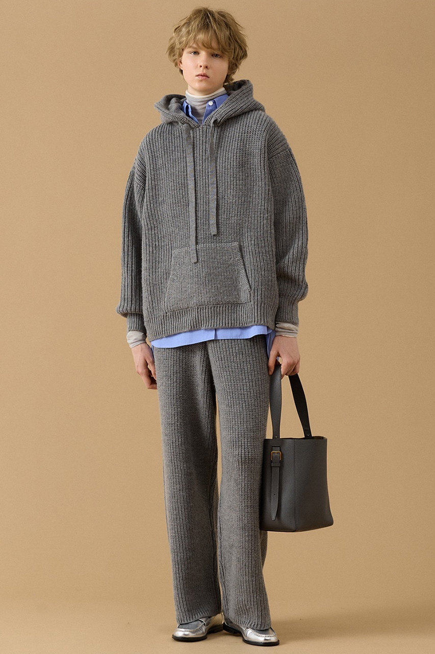 THIRD MAGAZINE ニットフーディ (グレー, F) サードマガジン ELLE SHOP THIRD MAGAZINE ニットフーディ (グレー, F) サードマガジン ELLE SHOP
