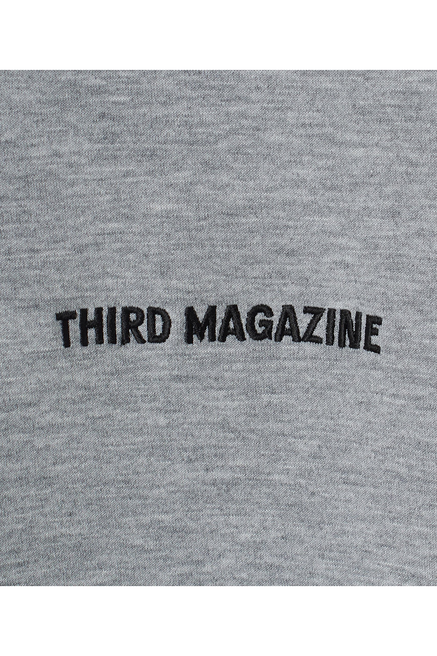 THIRDMAGAZINEサードマガジン ロゴ入りフーディパーカ THIRD MAGAZINE(サードマガジン)｜【予約販売】オーバーサイズ