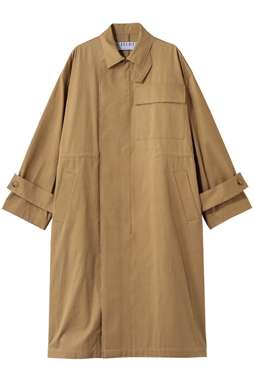 サードマガジン/THIRD MAGAZINEのハイカウントギャバコート(ベージュ/A0861FC 306)