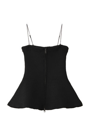 サードマガジン/THIRD MAGAZINEのジップアップビスチェ(110400/110401)