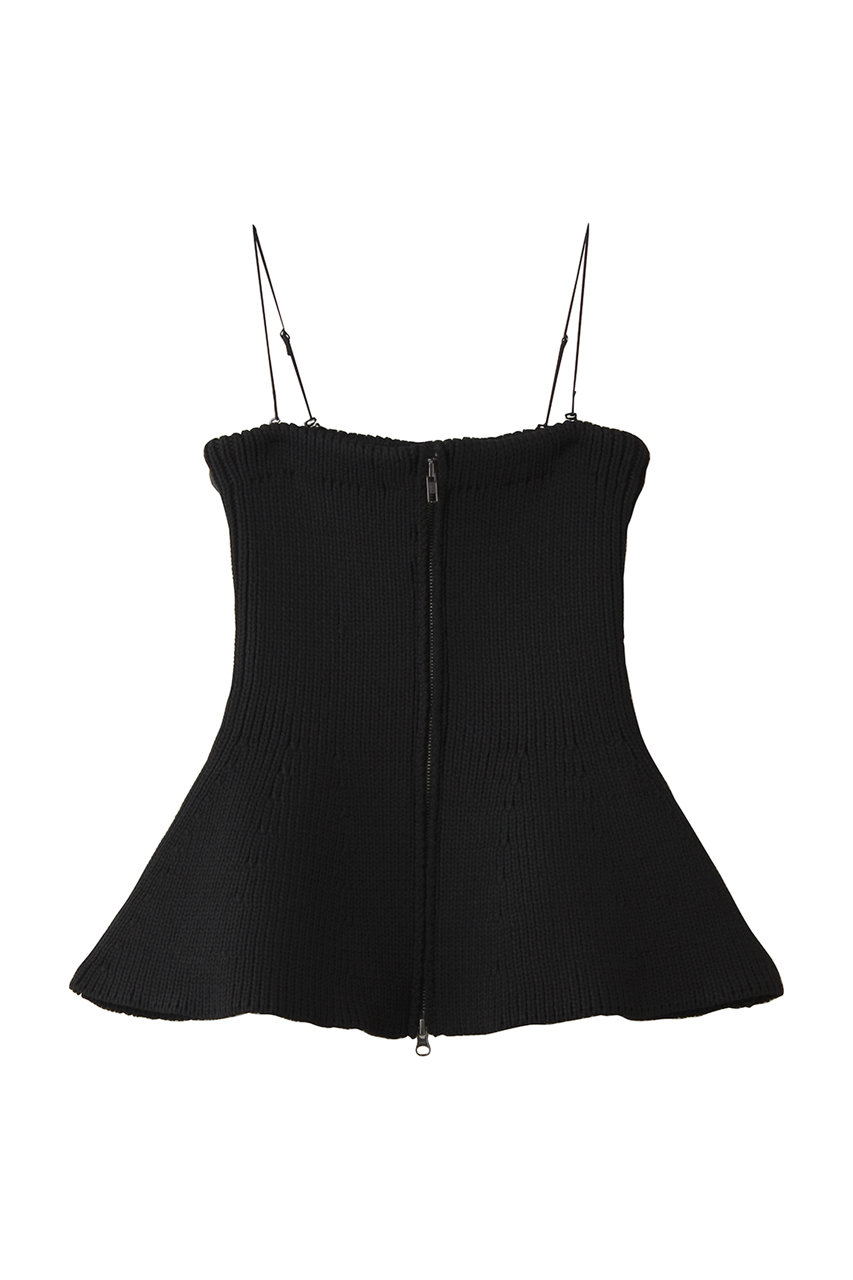 サードマガジン/THIRD MAGAZINEのジップアップビスチェ(ブラック/A0861KSW403)