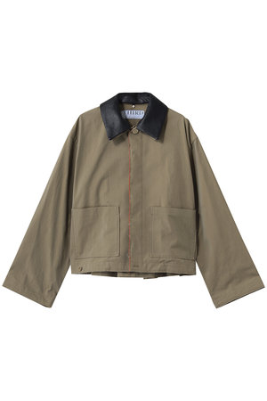 サードマガジン/THIRD MAGAZINEのレザーカラーカバーオール(110800/110801)