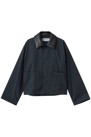 サードマガジン/THIRD MAGAZINEのレザーカラーカバーオール(110800/110801)