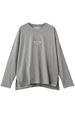 サードマガジン/THIRD MAGAZINEのグログランロゴロングTシャツ(110100/110103)