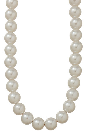 サードマガジン/THIRD MAGAZINEの【別注】SCRUNCHIE IS BACK/エラスティックパールネックレス(37cm)(150200/150201)