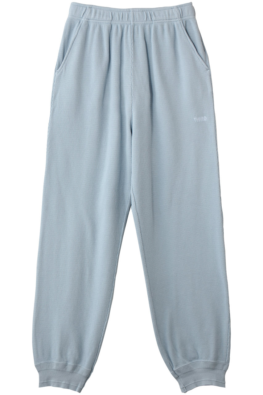 サードマガジン/THIRD MAGAZINEの【別注】FAITH MILLS/ロゴ刺繍サーマルパンツ(ブルー/A0862UP 003)