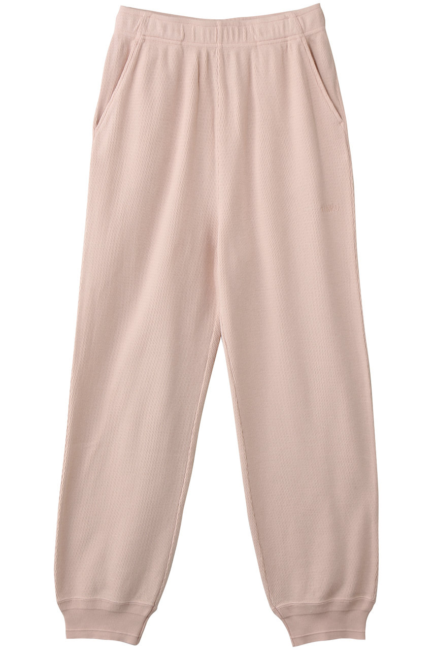 サードマガジン/THIRD MAGAZINEの【別注】FAITH MILLS/ロゴ刺繍サーマルパンツ(ピンク/A0862UP 003)