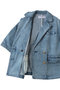 ダブルブレストデニムジャケット サードマガジン/THIRD MAGAZINE