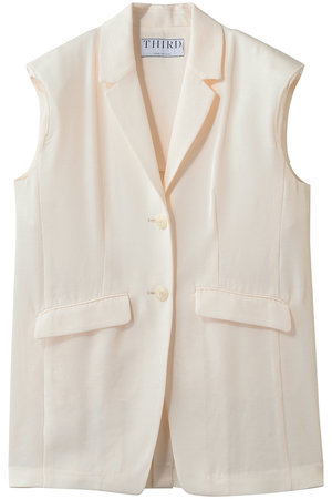 サードマガジン/THIRD MAGAZINEのツイルロングジレ(110800/110806)