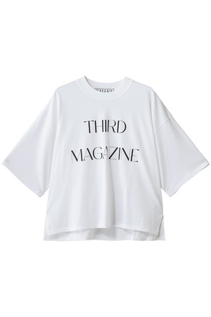 サードマガジン/THIRD MAGAZINEの2ラインロゴTシャツ(110100/110102)