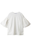 ラッフルスリーブTシャツ