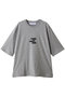 3ラインロゴTシャツ サードマガジン/THIRD MAGAZINE 杢グレー